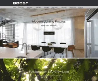 Boostlightinginc.com(Boost Lighting) Screenshot