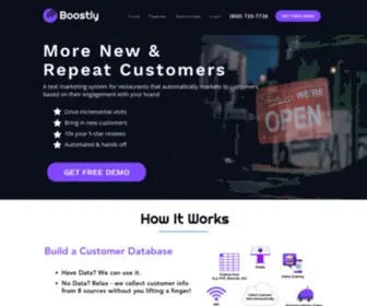 Boostly.com(Restaurant Marketing & Retention) Screenshot