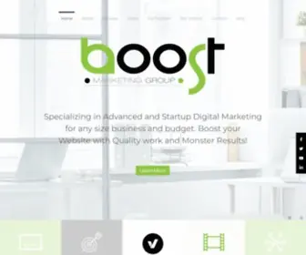 Boostmarketinggroup.com(Digital Marketing) Screenshot