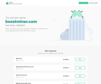 Boostminer.com(Deleted) Screenshot