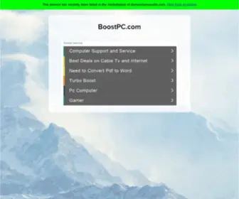 Boostpc.com(Boostpc) Screenshot