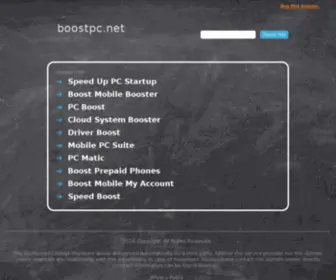 Boostpc.net(Boost PC) Screenshot