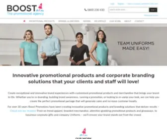 Boostpromotions.co.nz(Boostpromotions) Screenshot