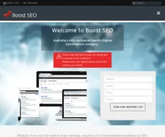 Boostseo.org(SEO Services) Screenshot