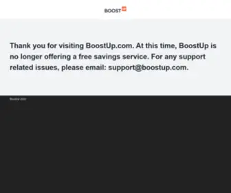 Boostup.com(Home) Screenshot