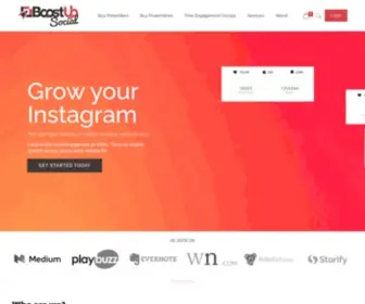 Boostupsocial.com(BoostUp Social) Screenshot