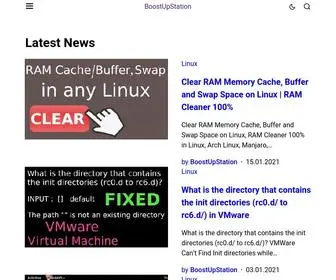 Boostupstation.com(Tech Video Guides) Screenshot