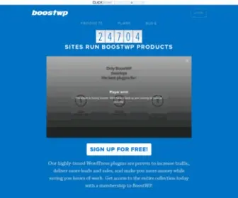 Boostwp.com(Traffic Generation) Screenshot