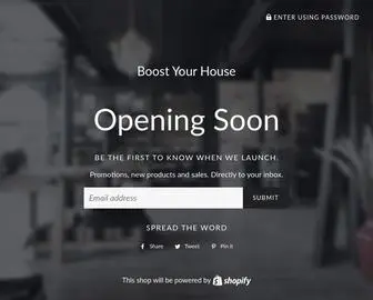 Boostyourhouse.com(Boost Your House) Screenshot