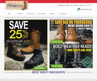 Bootamerica.com(Lowest Prices) Screenshot