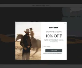 Bootbarn.com(Cowboy Boots) Screenshot
