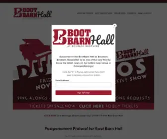 Bootbarnhall.com(Boot Barn Hall) Screenshot