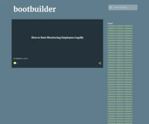 Bootbuilding.blogspot.com(Bootbuilder) Screenshot