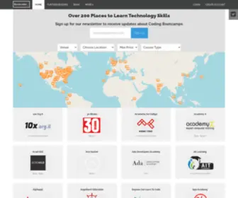 Bootcoder.com(Find Programming Bootcamps) Screenshot