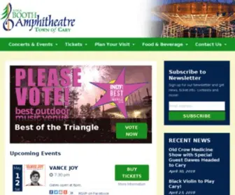 Boothamphitheatre.com(Booth Amphitheatre) Screenshot