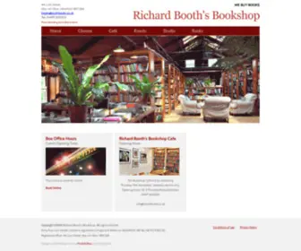 Boothbooks.co.uk(Richard Booth Bookshop) Screenshot