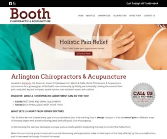 Boothchiro.net(Booth Chiropractic) Screenshot