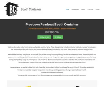 Boothcontainer.com(Home 0822) Screenshot