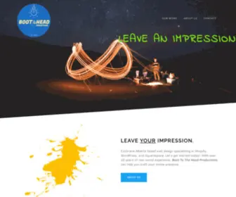Boothead.ca(Cochrane & Airdrie Alberta Web Design) Screenshot