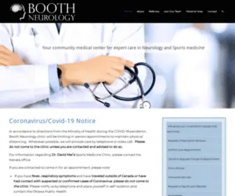 Boothneurology.ca(We are your community medical center for Neurology) Screenshot