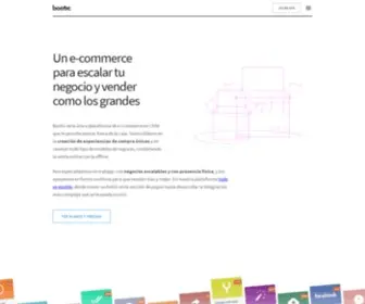 Bootic.net(E-commerce líder en experiencias únicas de compra) Screenshot