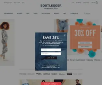 Bootlegger.com(Shop Mens and Womens jeans) Screenshot