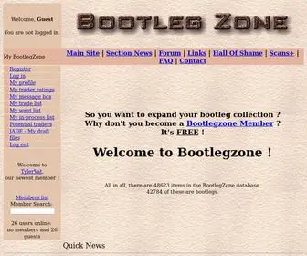 Bootlegzone.com(All Sections) Screenshot