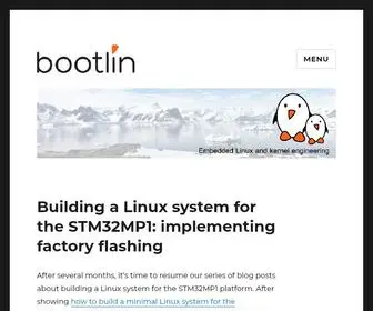Bootlin.com(Embedded Linux and kernel engineering) Screenshot