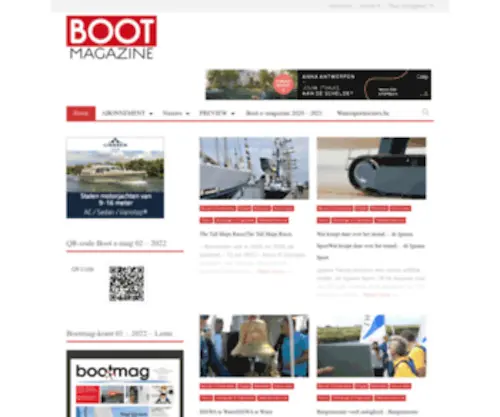 Bootmagazine.be(De gratis maritieme & yachting krant van Bootmagazine) Screenshot