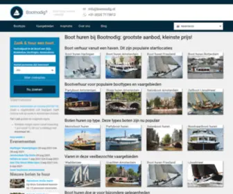 Bootnodig.nl(Boot huren) Screenshot