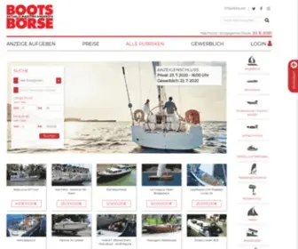 Boots-Boerse.de(Boots Börse Kleinanzeigen) Screenshot