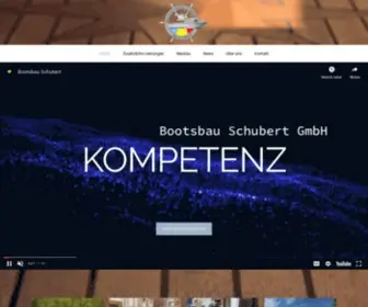 Bootsbau-Schubert.de(Bootsbau Schubert GmbH) Screenshot