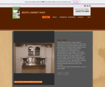 Bootscabinetshop.com(BOOTS CABINET SHOP IN SODDY DAISY) Screenshot