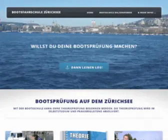 Bootsfahrschule-Zuerichsee.ch(Zürichsee) Screenshot