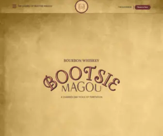 Bootsiemagou.com(Bootsie Magou Straight Bourbon Whiskey) Screenshot