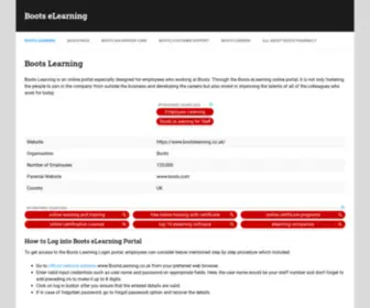Bootslearning.online(Bootslearning online) Screenshot