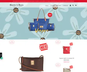 Bootsnbags.com(Boots 'N Bags) Screenshot