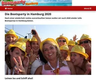 Bootsparty-Hamburg.de(Bootsparty Hamburg) Screenshot