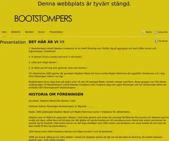 Bootstompers.se(:Bootstompers:) Screenshot