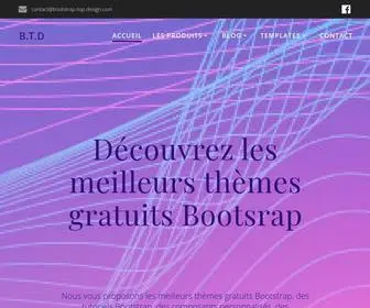 Bootstrap-Top-Design.com(Accueil) Screenshot