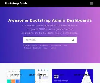 Bootstrapdash.com(Free and Premium Bootstrap Dashboard and Admin Templates) Screenshot