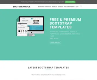 Bootstrapious.com(Free Bootstrap Themes & Templates) Screenshot