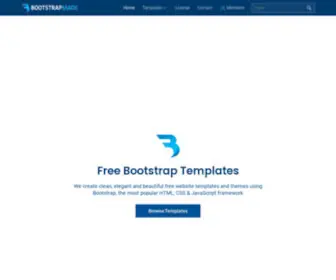 Bootstrapmade.com(Bootstrap Templates) Screenshot