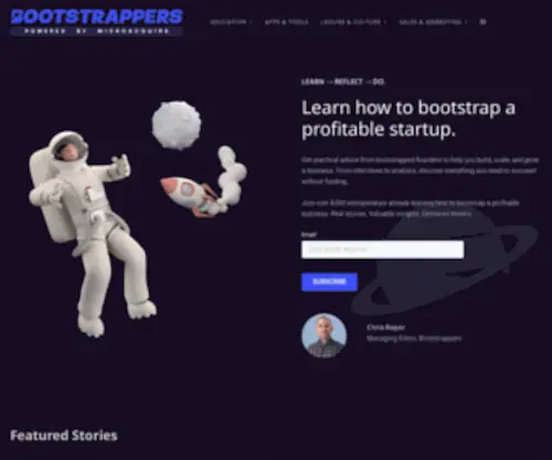 Bootstrappers.com(Boostrappers) Screenshot