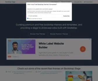 Bootstrapstage.com(Bootstrap themes) Screenshot