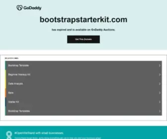 Bootstrapstarterkit.com(Bskit) Screenshot