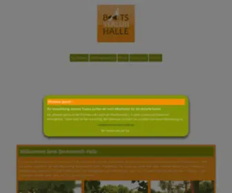 Bootsverleih-Halle.de(Willkommen beim Bootsverleih Halle) Screenshot