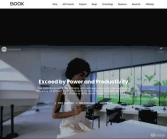 Boox.com(The Official BOOX Site) Screenshot