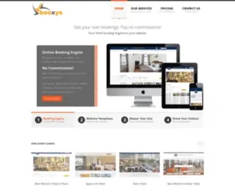 Booxys.com(Hotel Booking Engine and Website Design) Screenshot