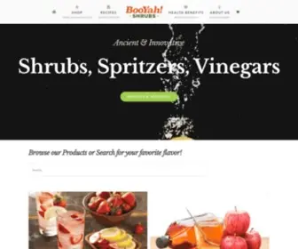 Booyahshrubs.com(Fruit Infused Vinegers) Screenshot